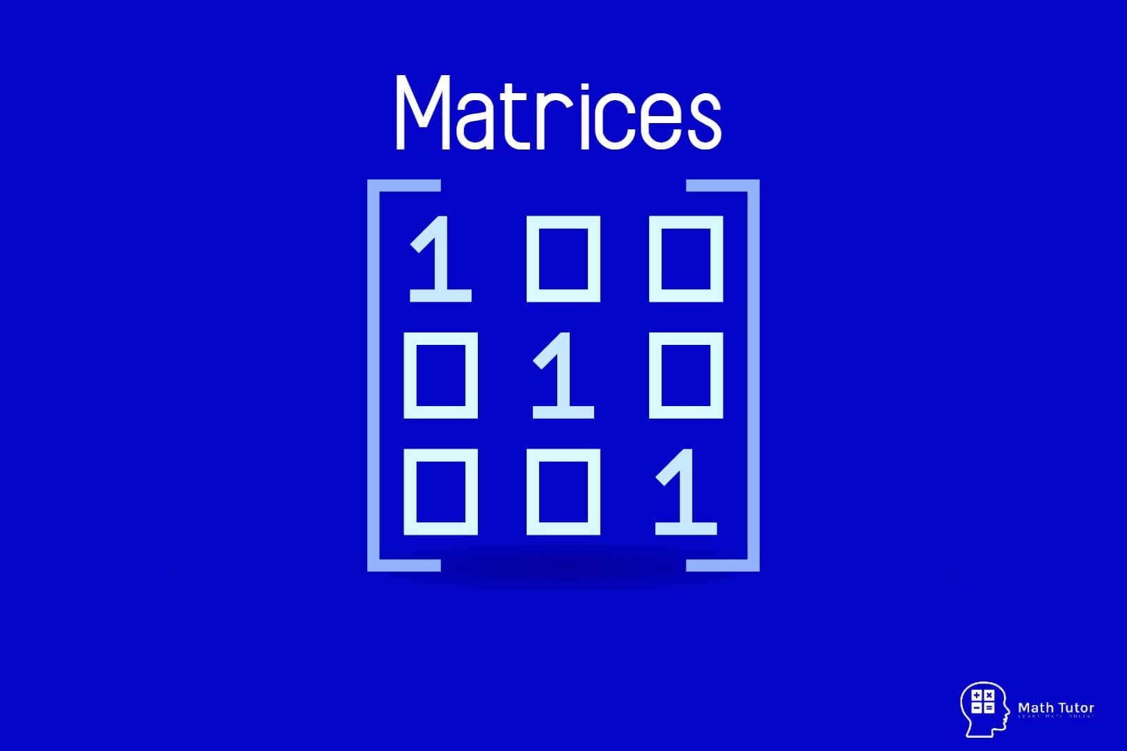 Matrices | Learn All About Matrix with Examples | Math Tutor
